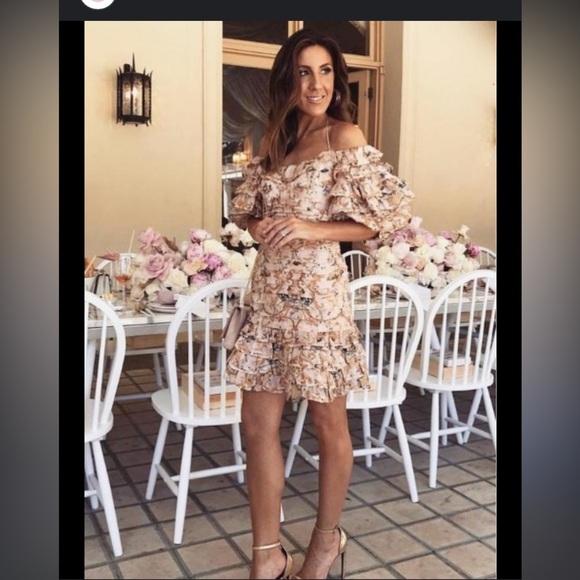 Aqua Balloon-Sleeve Ruffled Floral Dress - 100% Exclusive - Picture 2 of 5